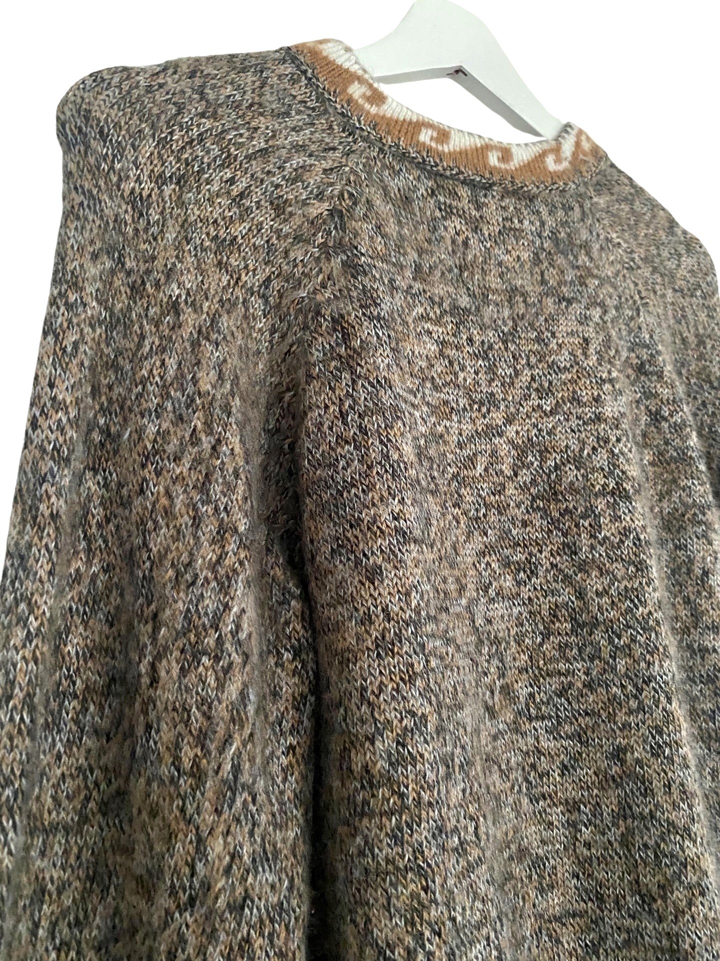 Brown Alpaca Cardigan