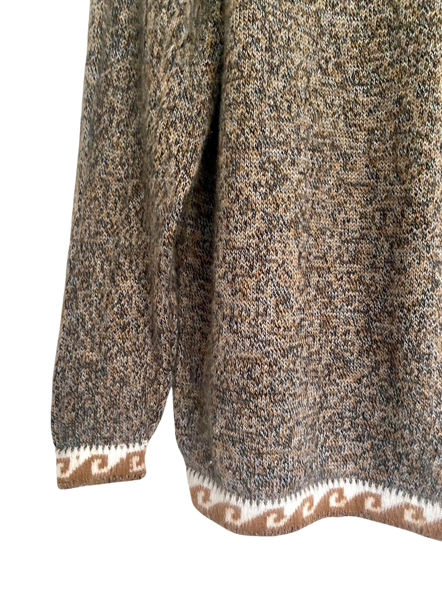 Brown Alpaca Cardigan