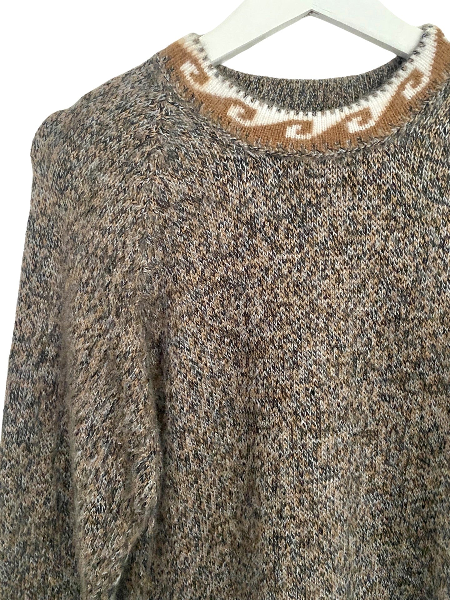 Brown Alpaca Cardigan