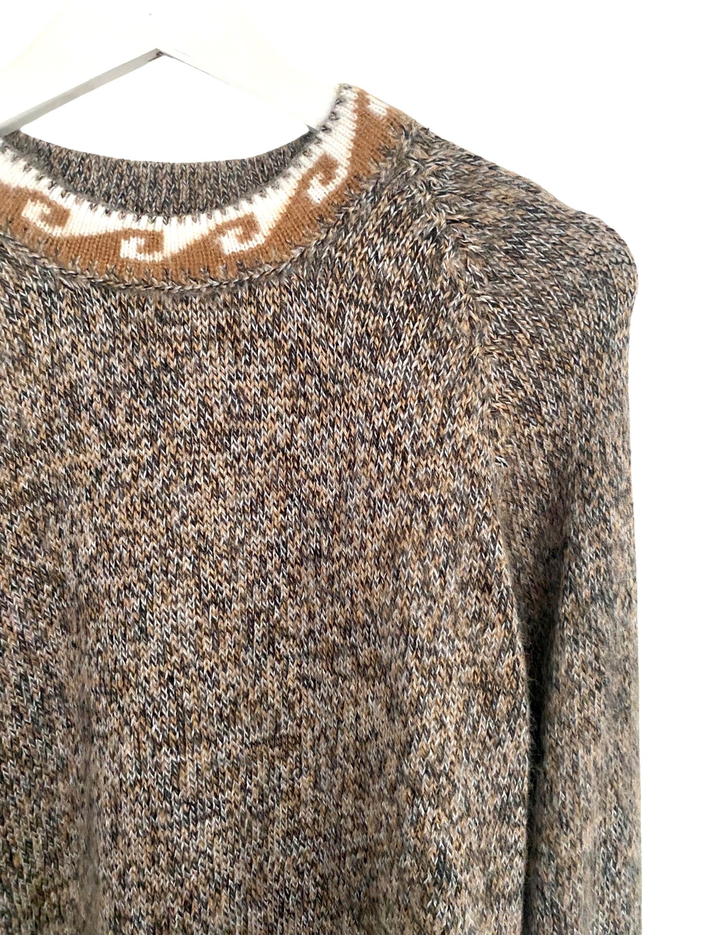 Brown Alpaca Cardigan