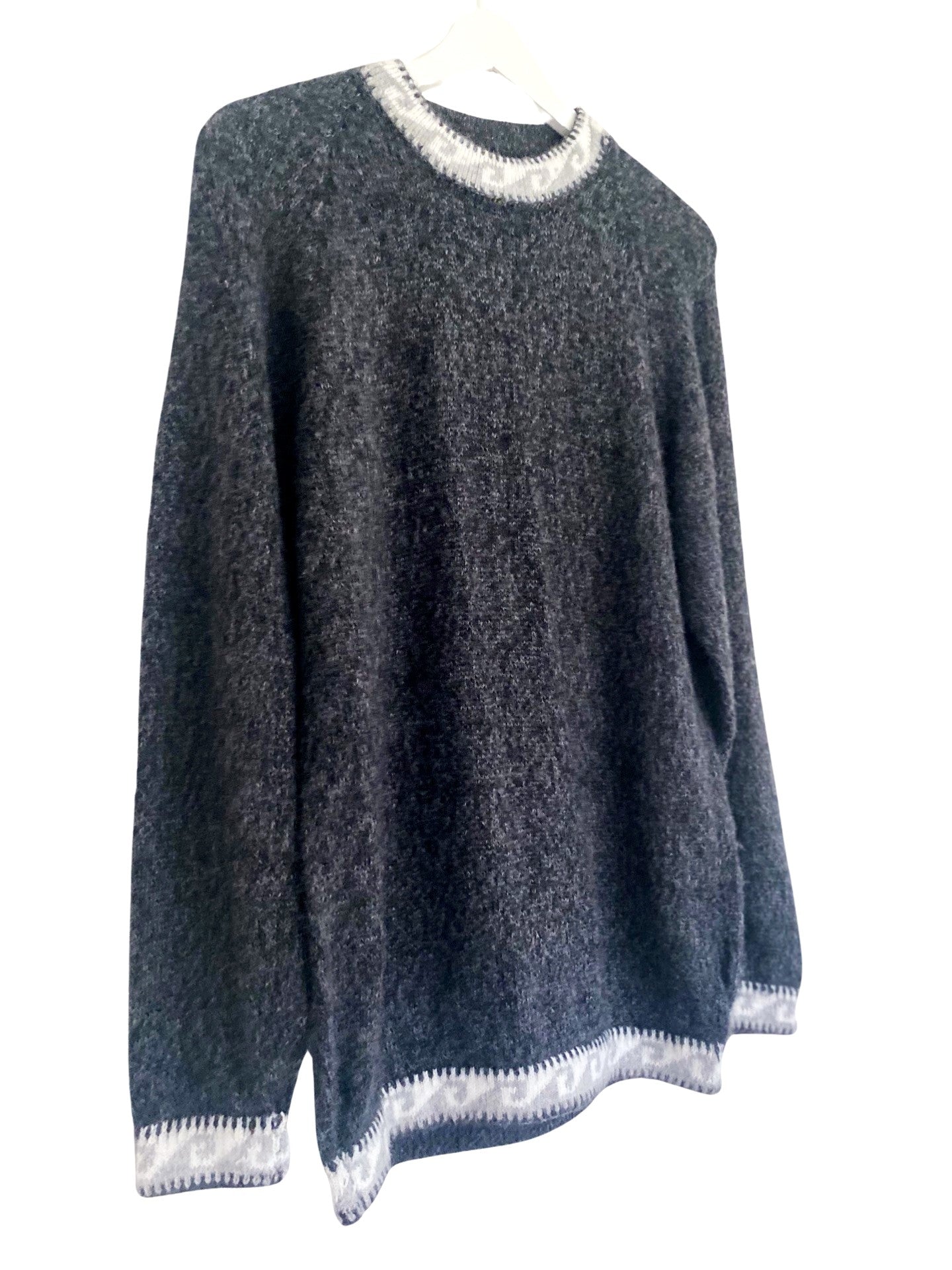 Dark Grey  Alpaca Cardigan