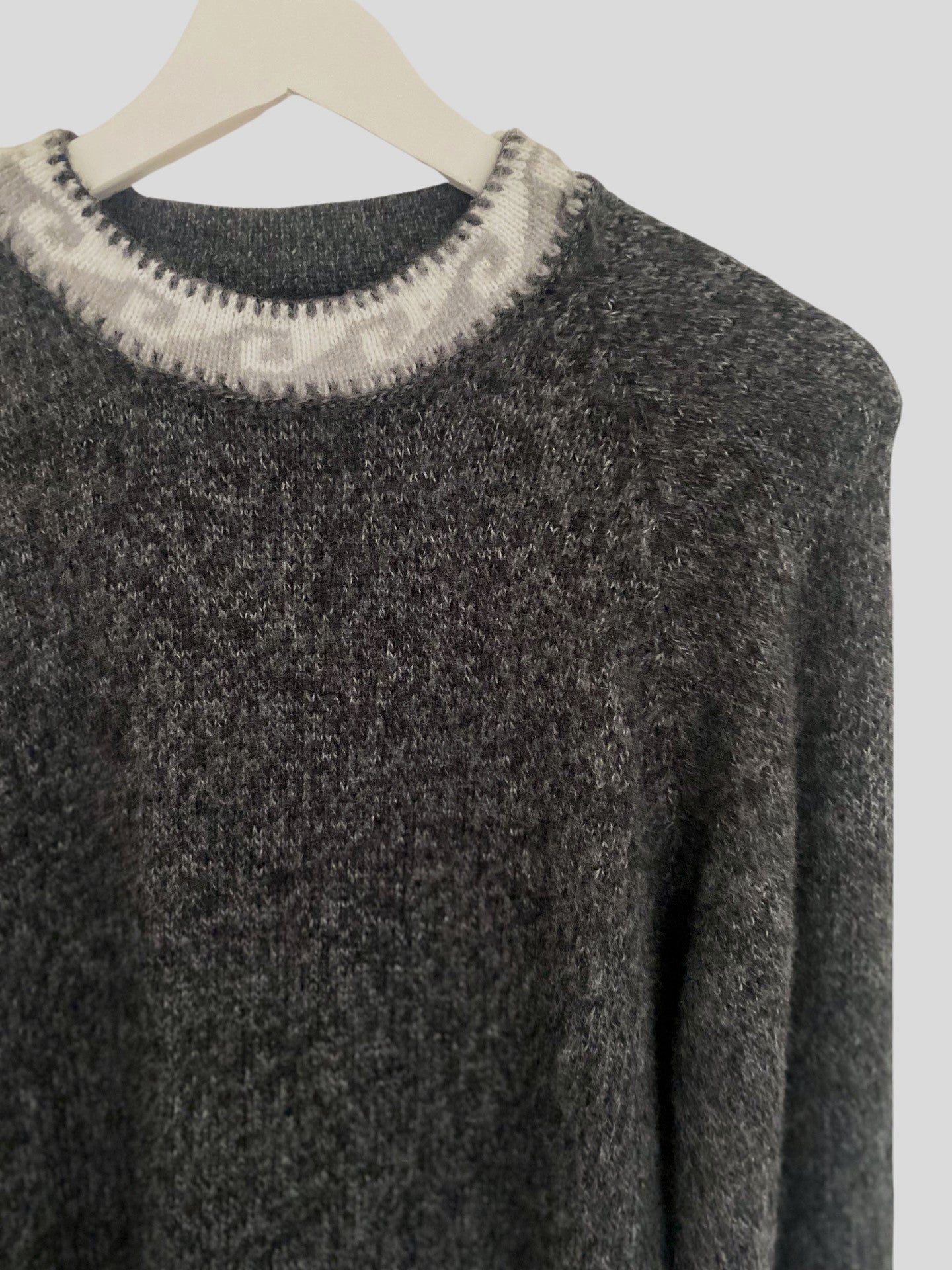 Dark Grey  Alpaca Cardigan