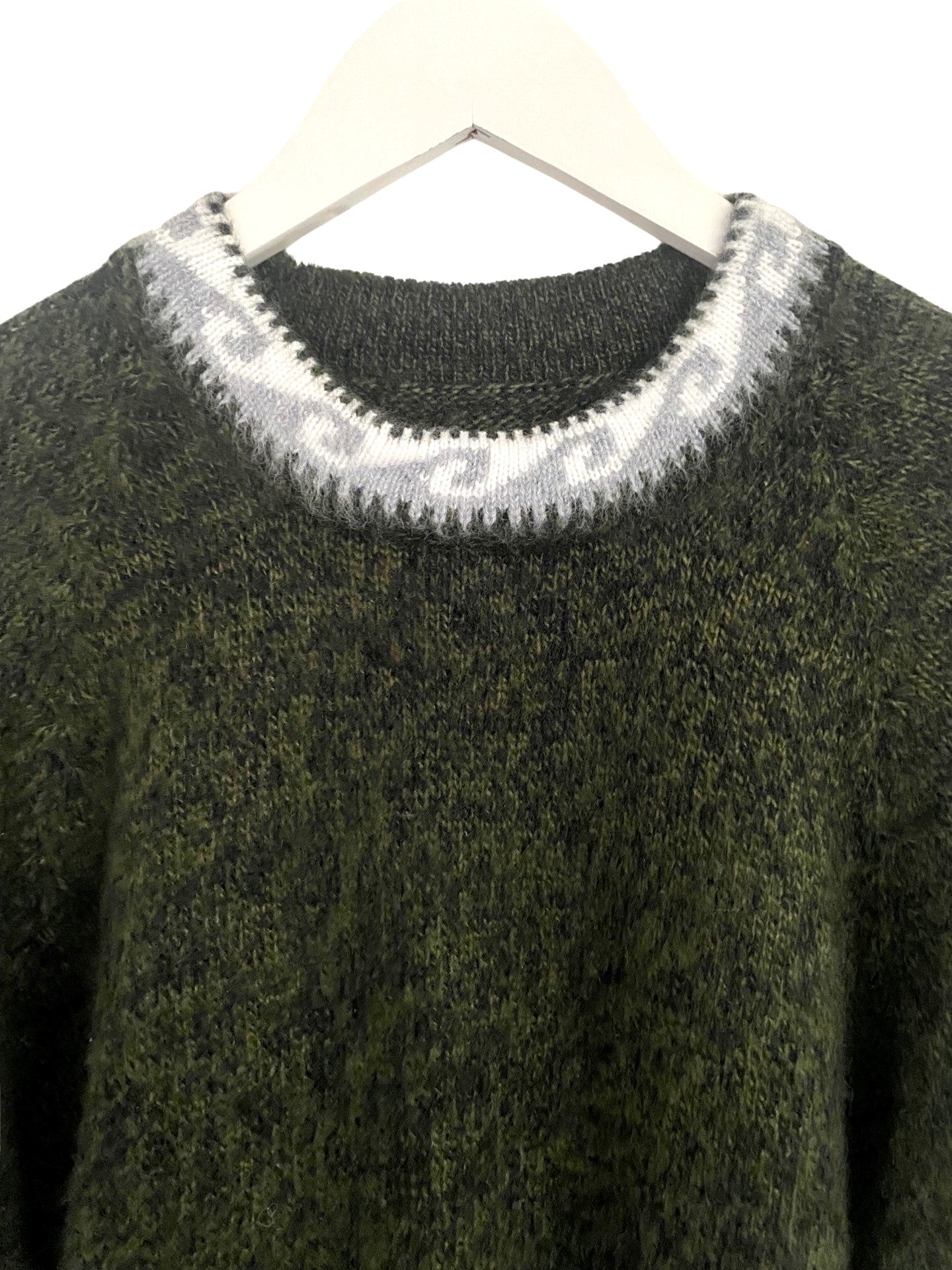 Dark Green Alpaca Cardigan