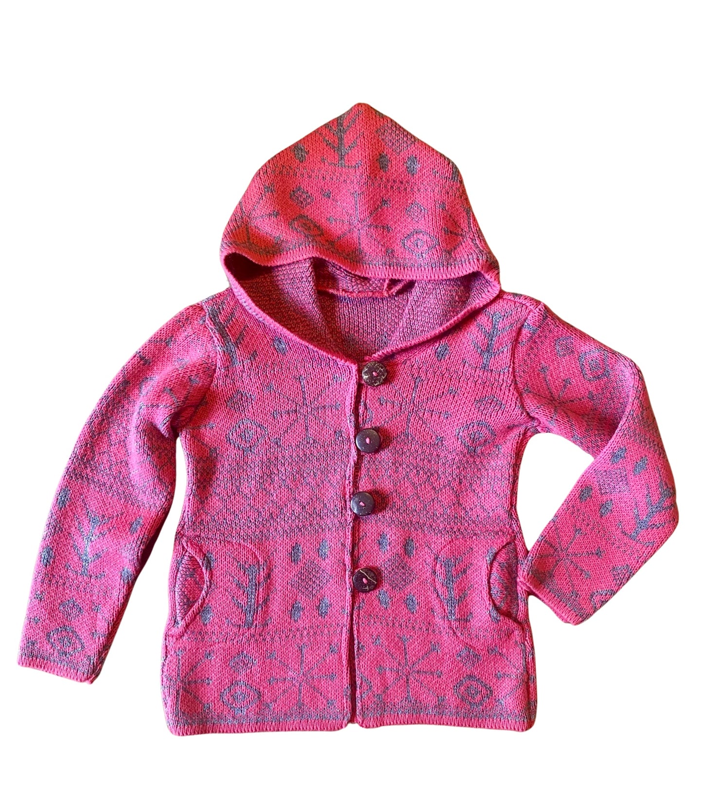 Hooded Girl Cardigan